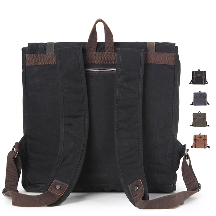 large grey Canvas Backpack for youth