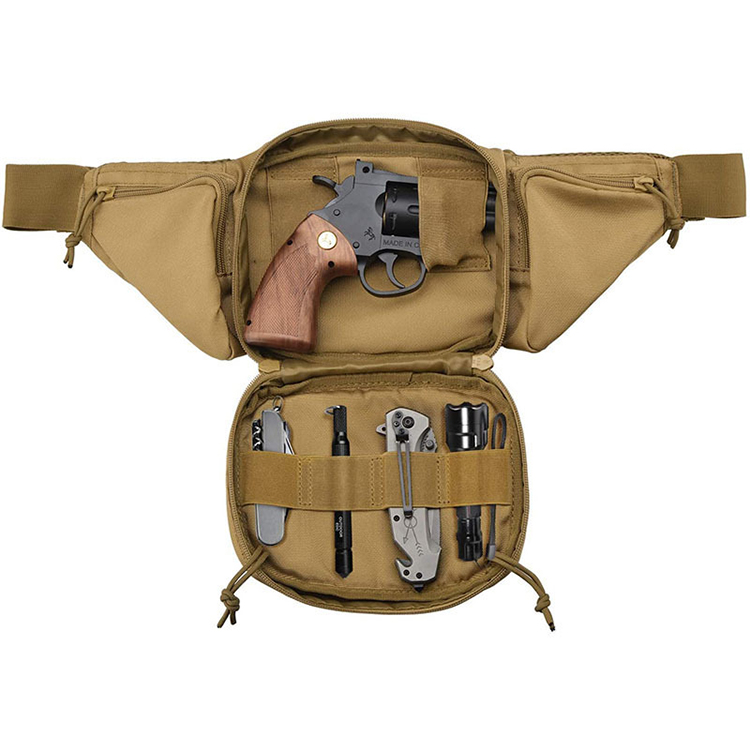 Tactcial carry fanny pack outdoor shooting gun holster