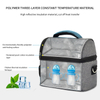 PEVA breast milk bottle insulated picnic cooler bag