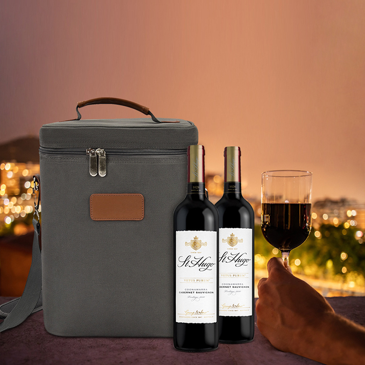 4pcs insulated cooler box wine carrier storage bag