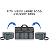 Custom fast food thermal delivery insulated cooler box bag