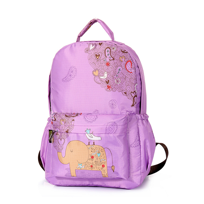 Custom Polyester Printed Cartoon School Bag Sublimation Backpack