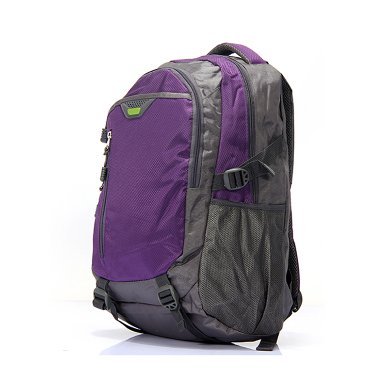 Large unisex camping polyester travel backpack custom bag