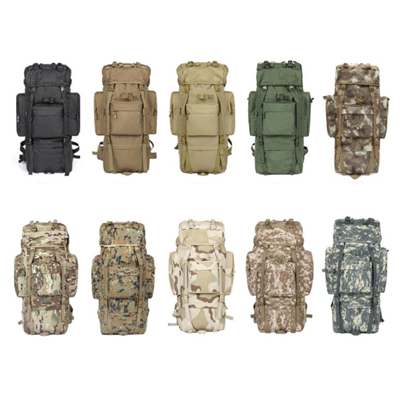 70L mountaineering hunting tactical military backpack camouflage bag 