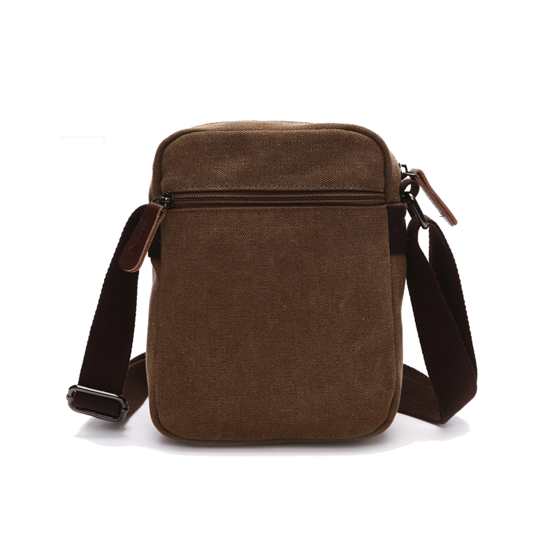 mens small messenger cross body shoulder canvas bag