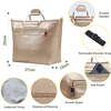 Custom PU leak-proof insulated cooler lunch picnic bag