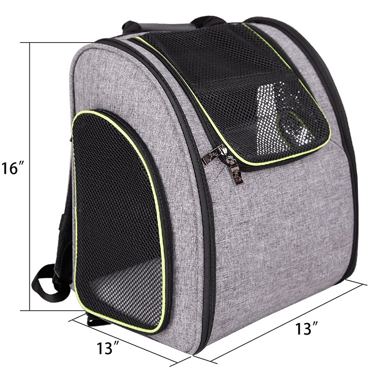 Dogs cats breathable folding travel pet bag backpack