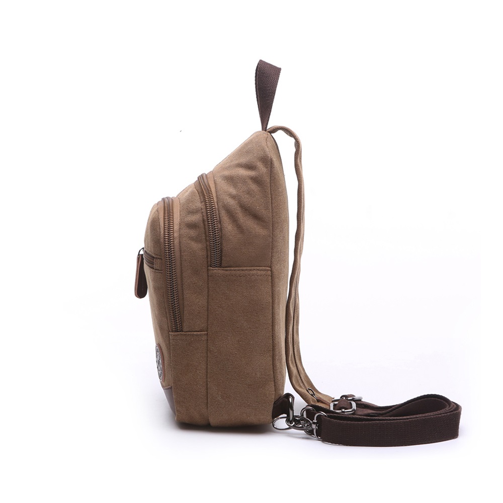 male black Canvas Backpack for college