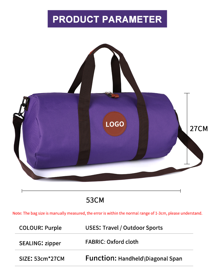 Duffel gym overnight weekend sport duffle custom bags 