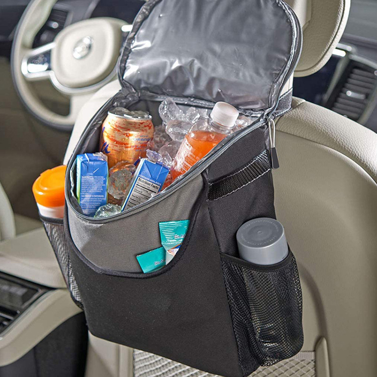 Car seat back trash can detachable hanging garbage backpack 