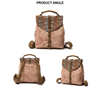 women canvas shoulder casual fashion girl backpack bag 