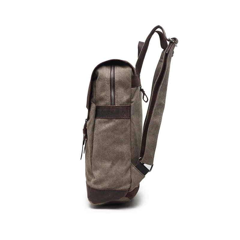 adult school bagpack canvas genuine leather durable backpacks