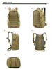 Hiking molle military tactical backpack camouflage bag 
