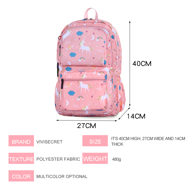 Sublimation digital printing school book backpack custom bag 