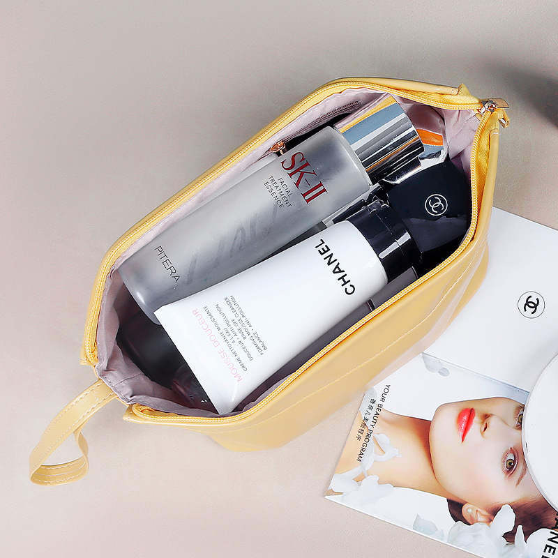 Waterproof PU Portable Travel Makeup Organizer Cosmetic Bag 