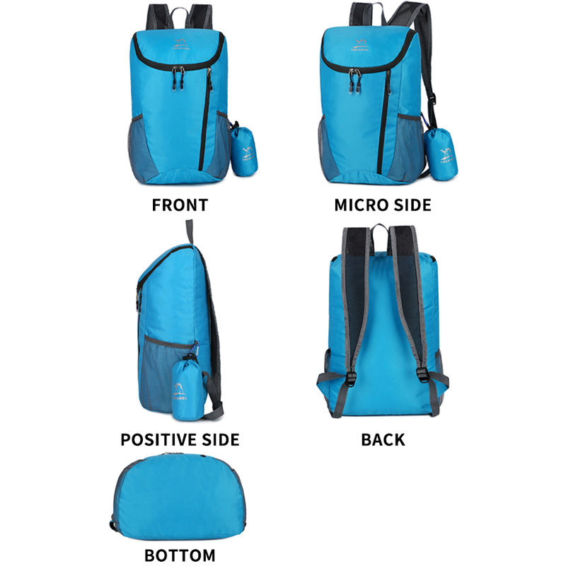 custom lightweight foldable durable sport travel hiking backpacks