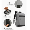 Smart usb waterproof travel business anti-theft laptop backpack